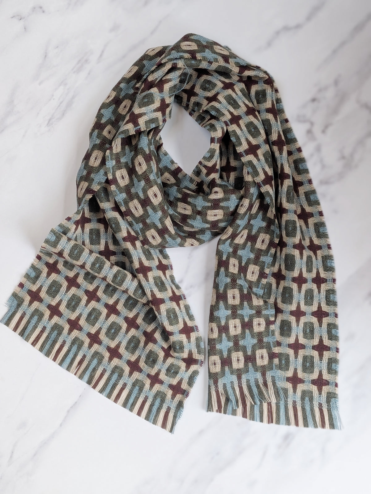 THYME MERINO LAMBSWOOL SCARF