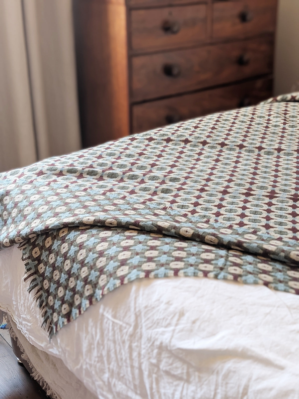 THYME MERINO LAMBSWOOL BLANKET
