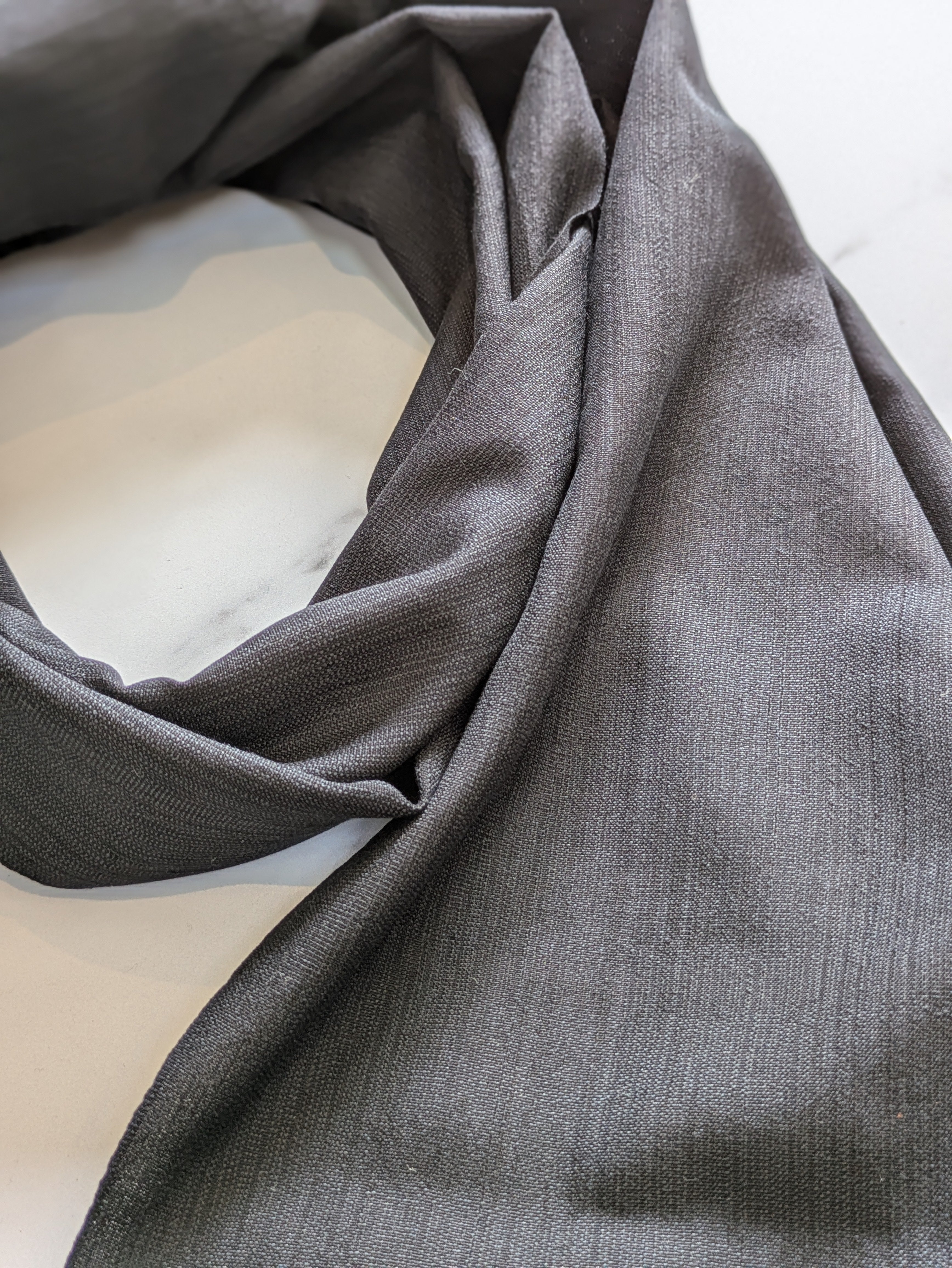 NOIR SILK SCARF