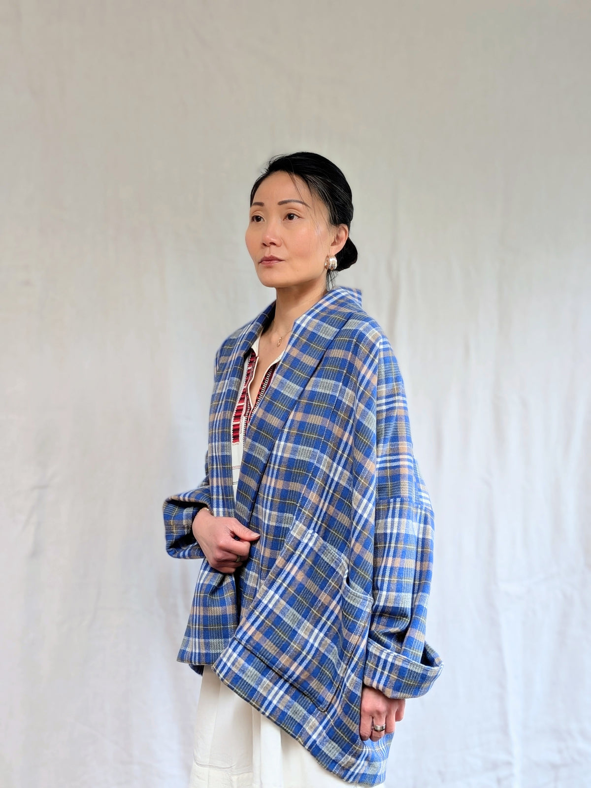 NAYA LAMBSWOOL KIMONO JACKET