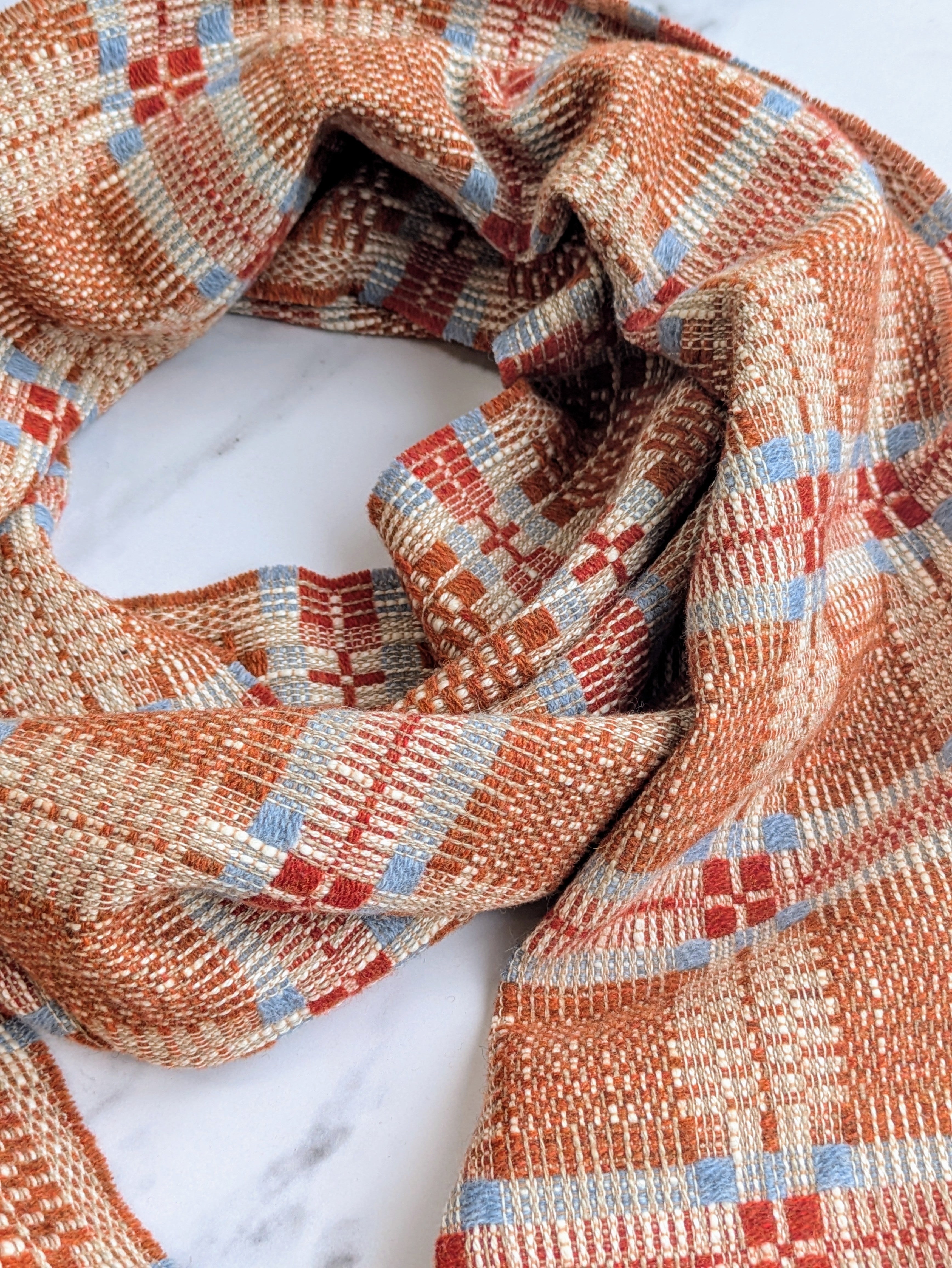 AMBER OVERSHOT SCARF