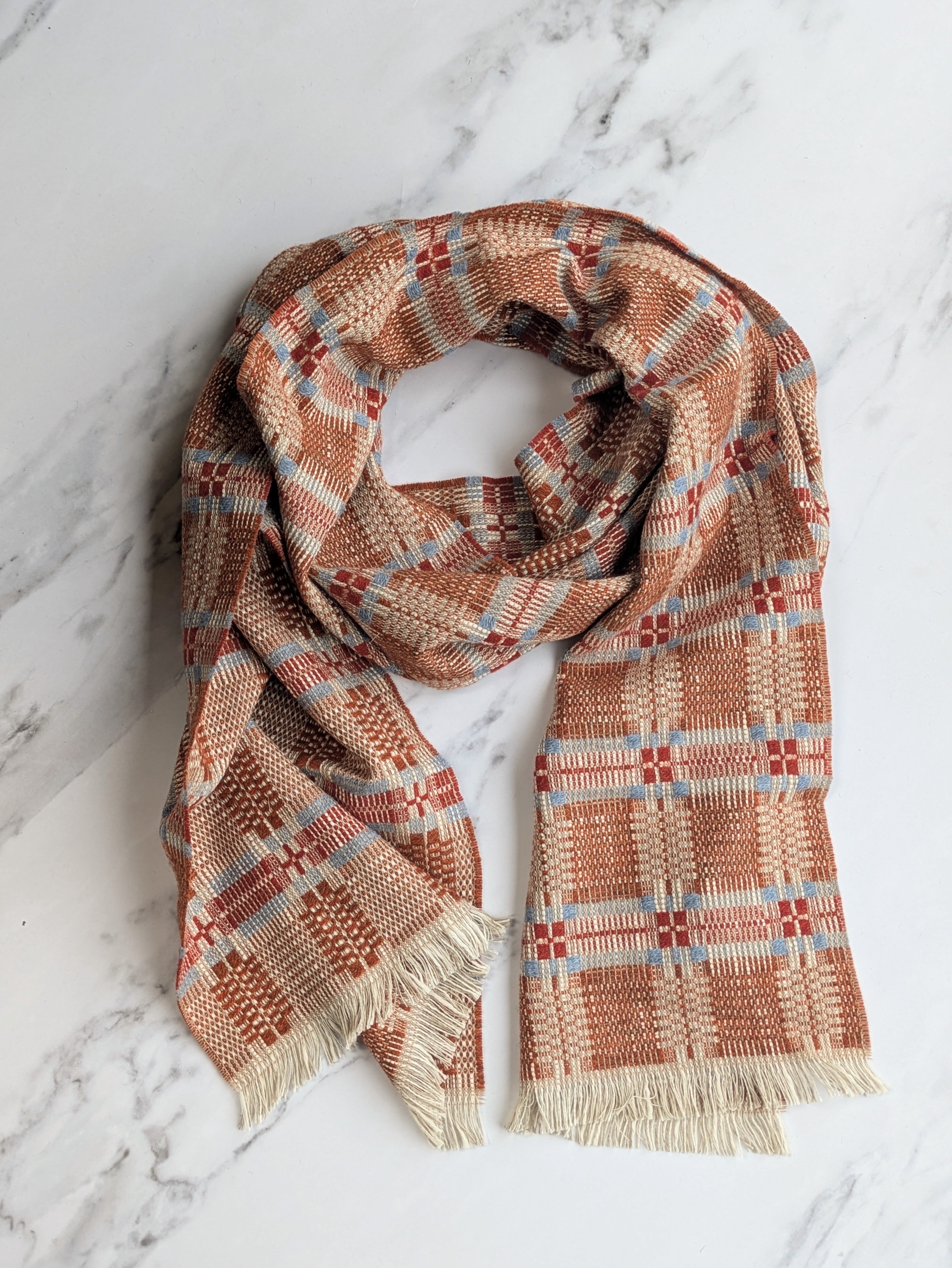 AMBER OVERSHOT SCARF