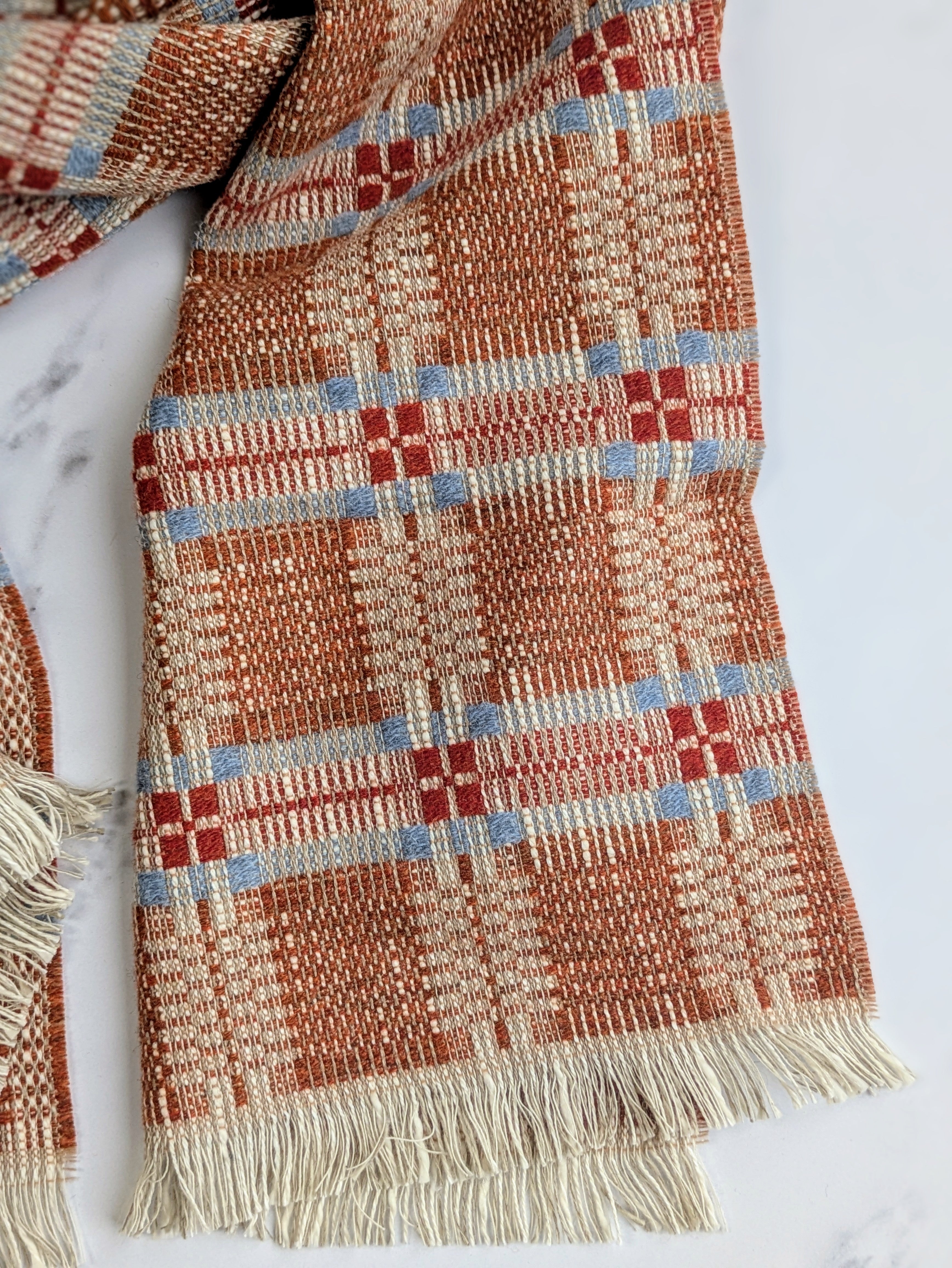 AMBER OVERSHOT SCARF