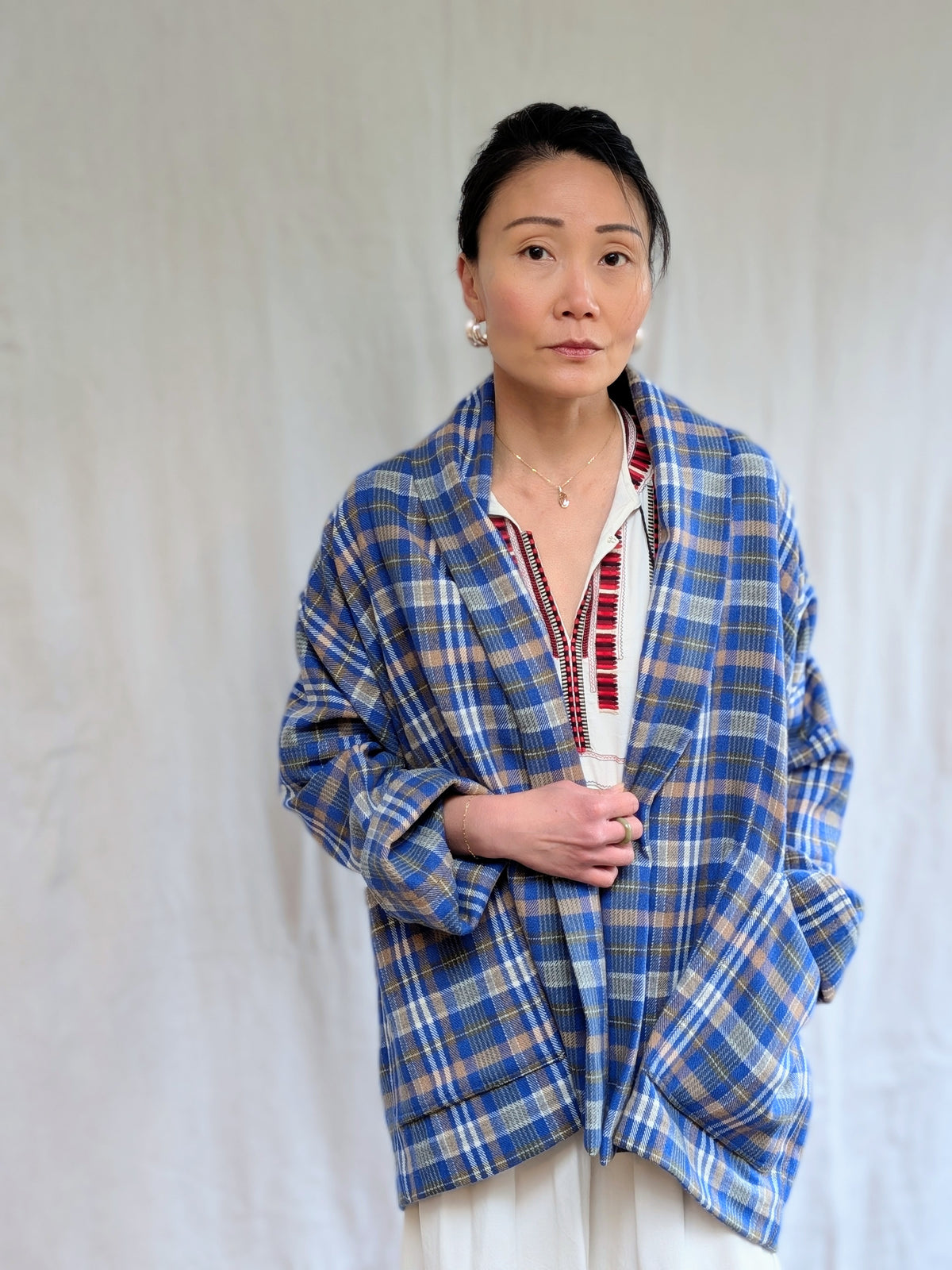 NAYA LAMBSWOOL KIMONO JACKET