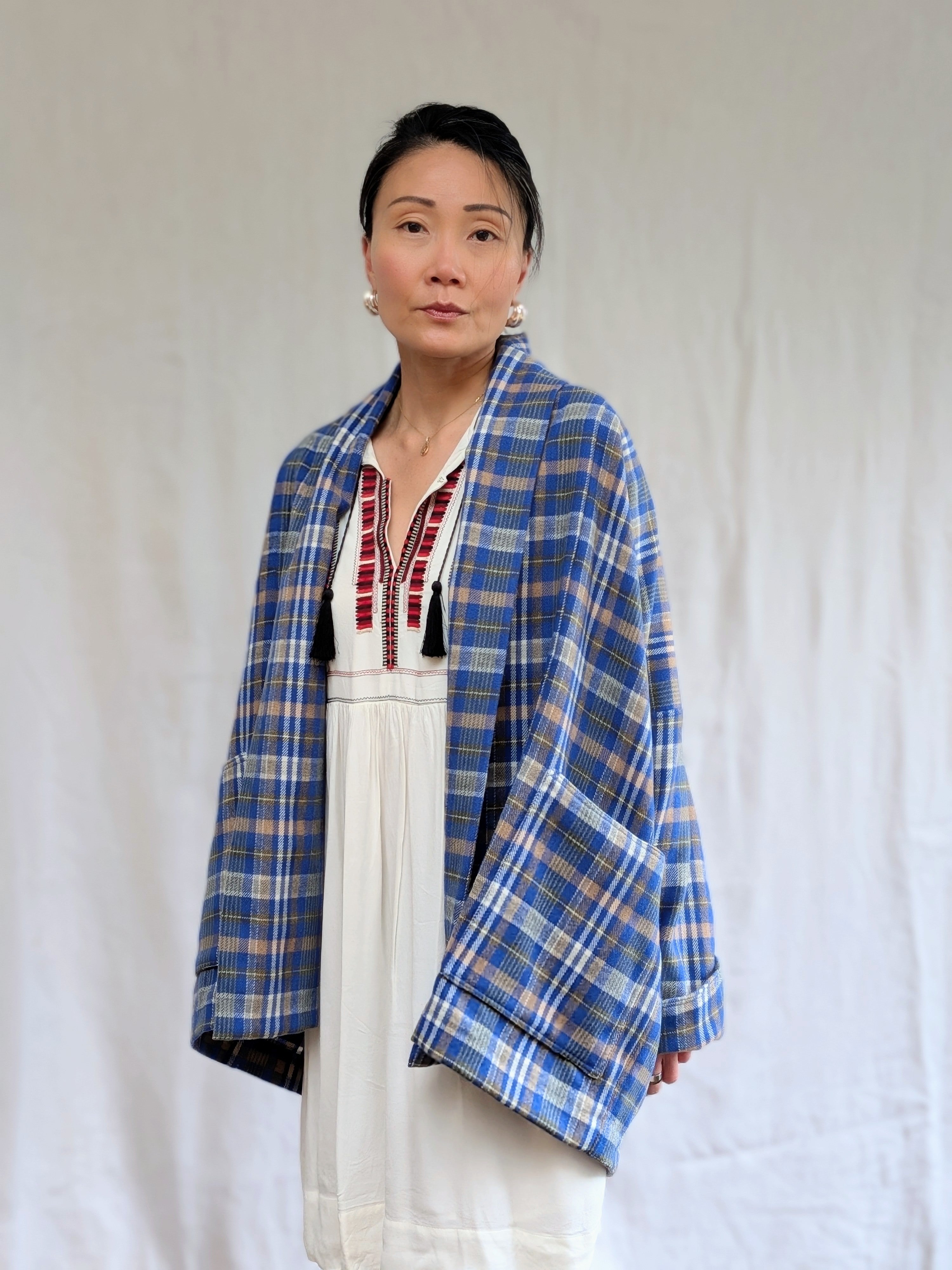 NAYA LAMBWOOL KIMONO JACKET