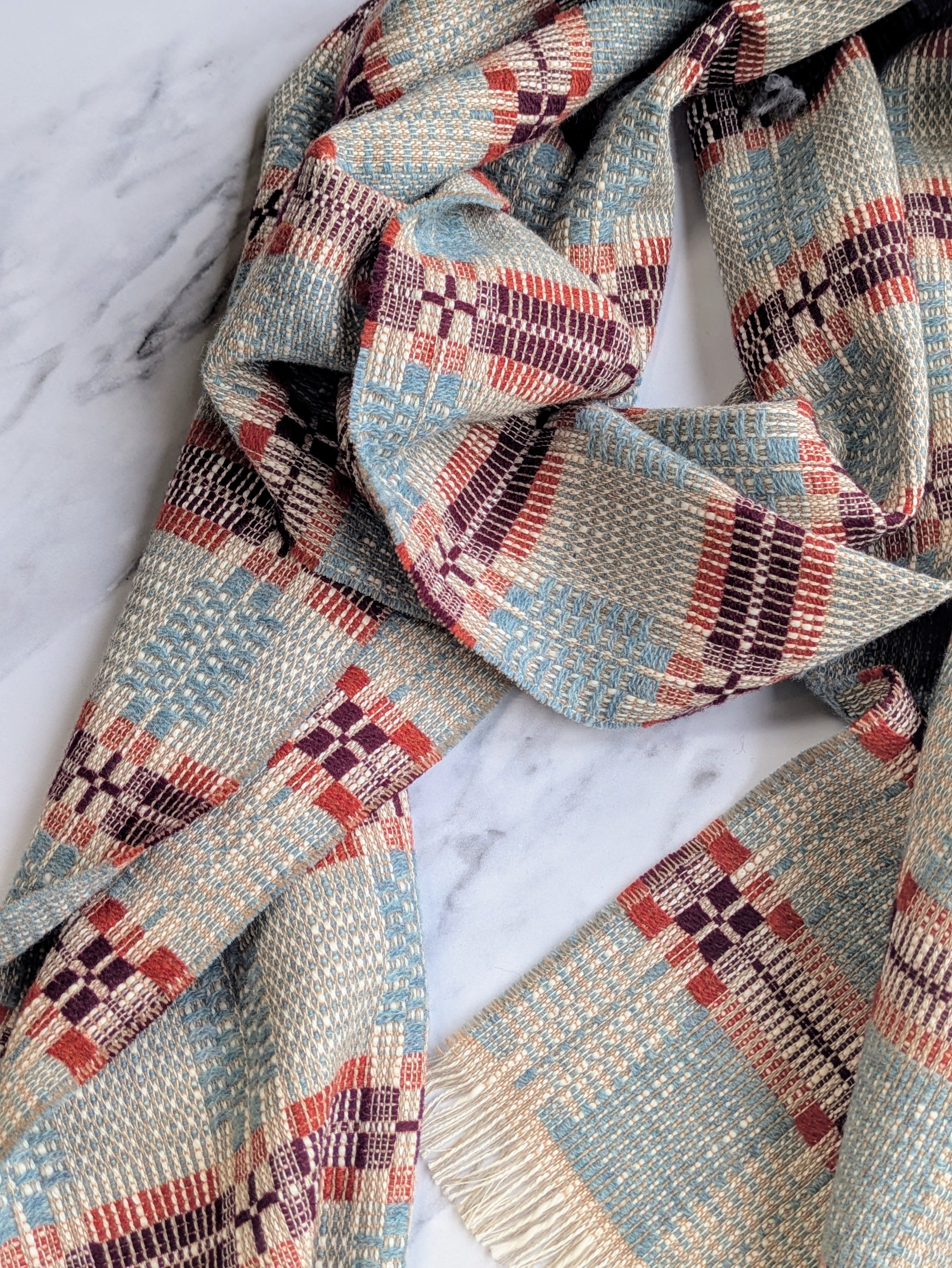 TOPAZ OVERSHOT SCARF