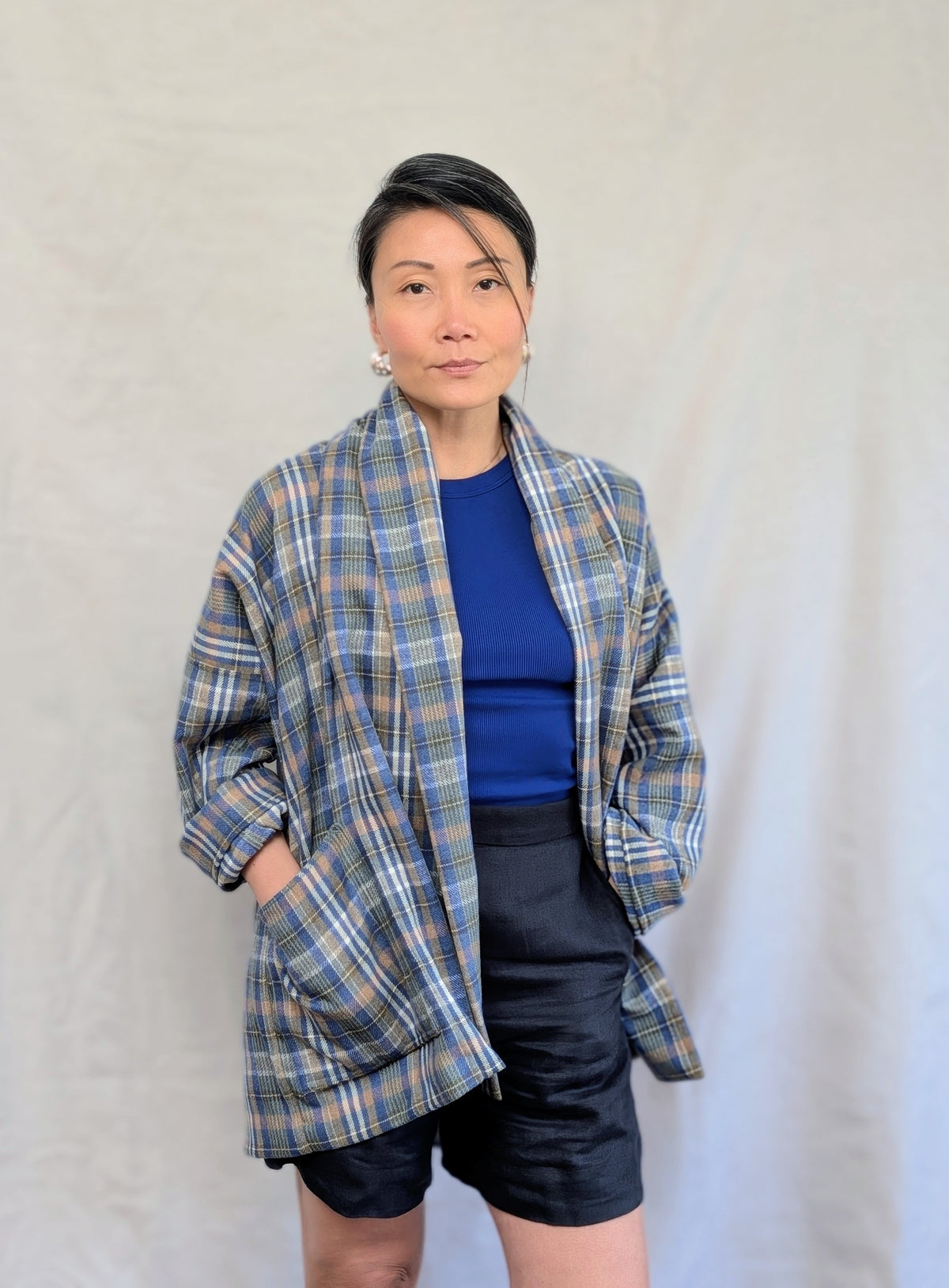AJA LAMBSWOOL KIMONO JACKET