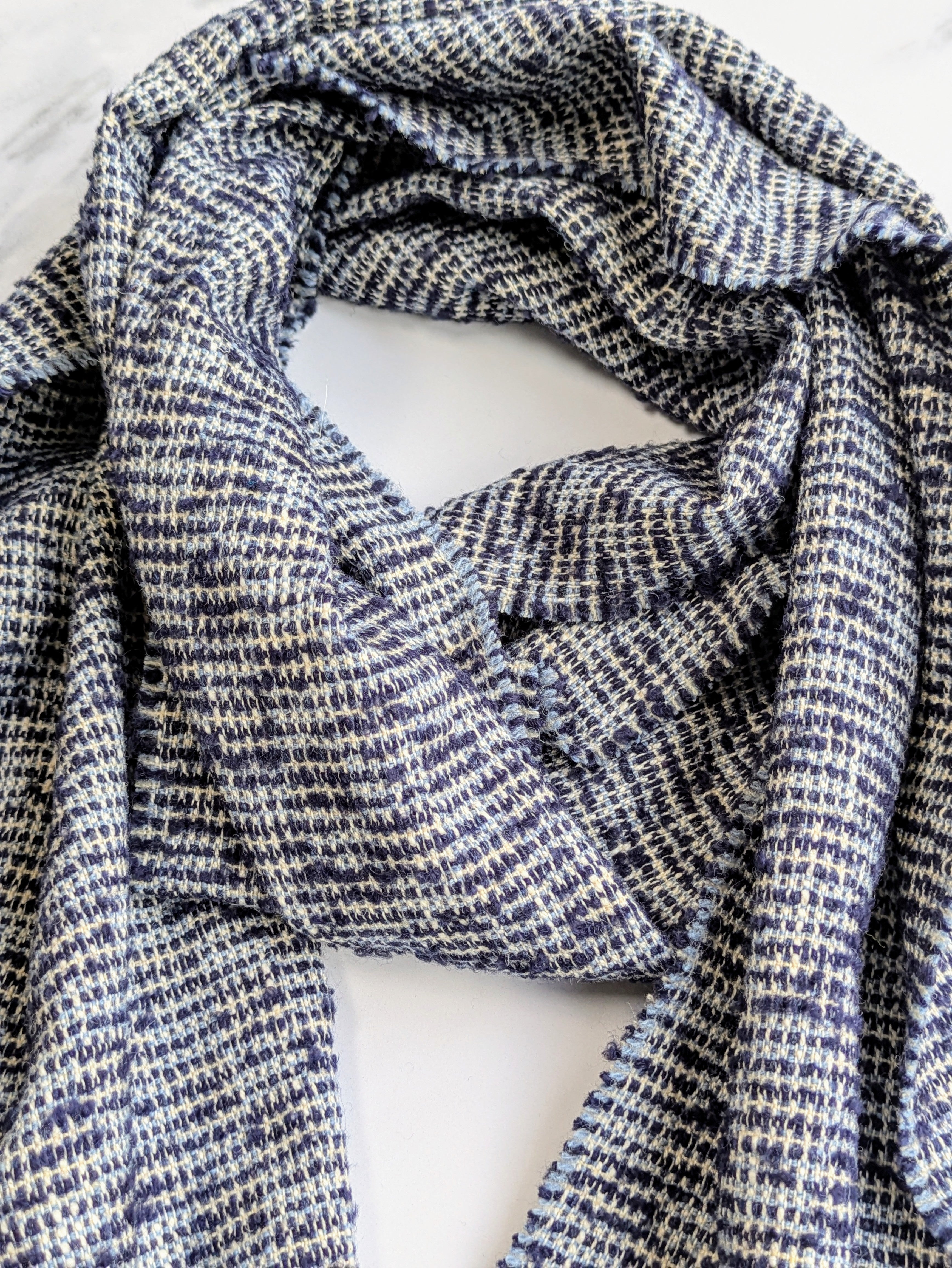 MIDNIGHT BOUCLE SCARF