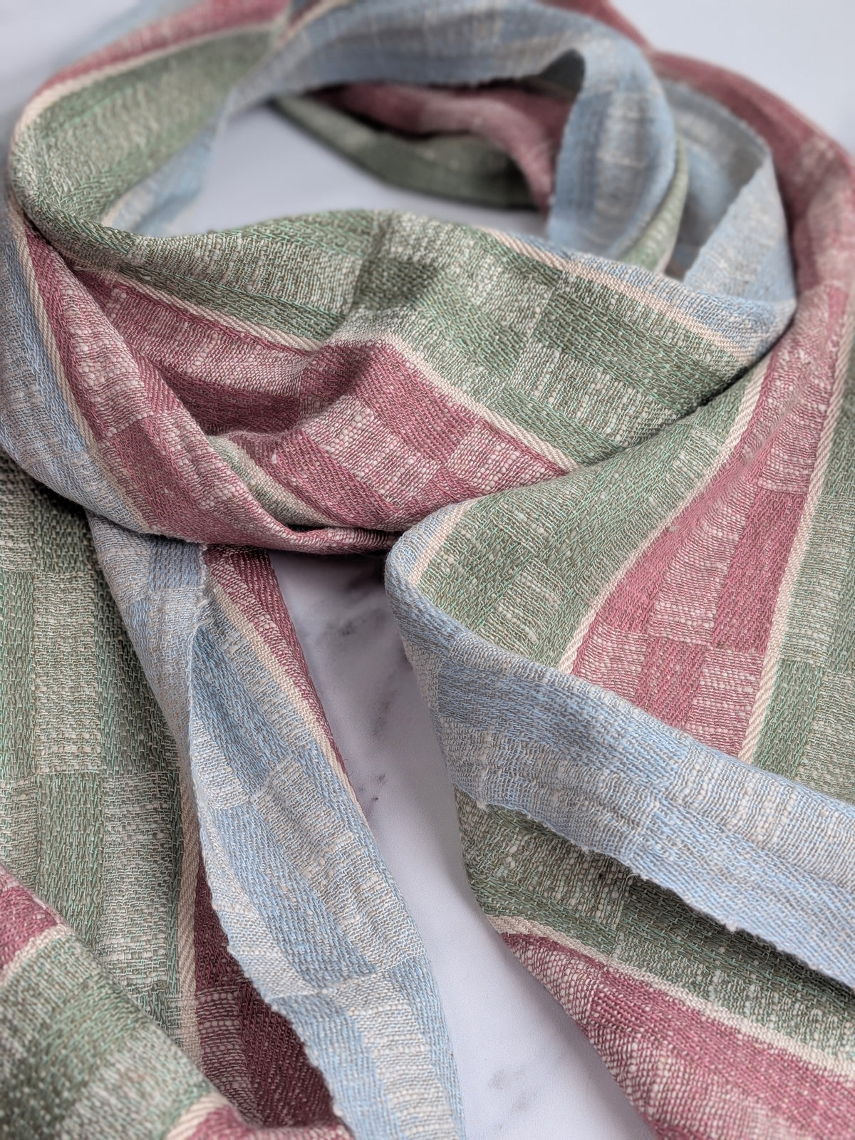 LUCY LINEN & COTTON SLUB SCARF