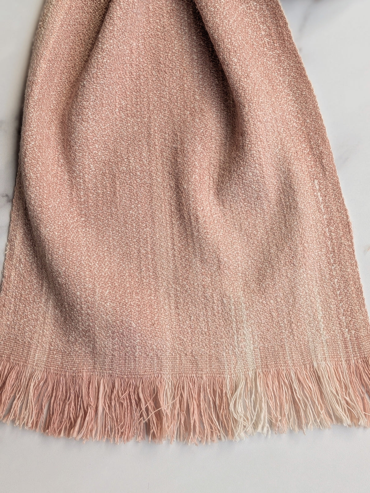 HAWTHORNE SLUB NATURALLY DYED SILK, COTTON & LINEN SCARF 3