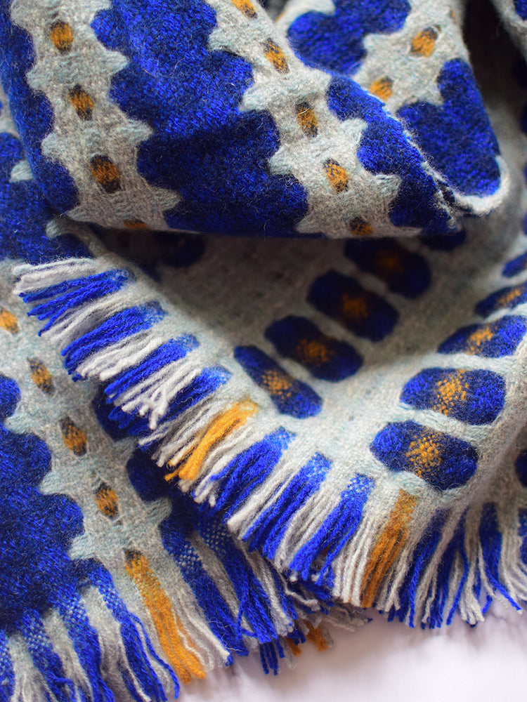AZURE DOUBLECLOTH SCARF