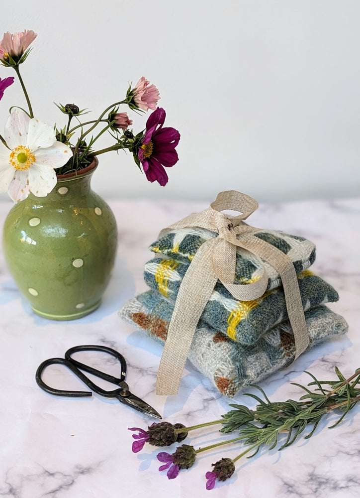 LAVENDER BAG TRIO BLUE/GREEN MIX