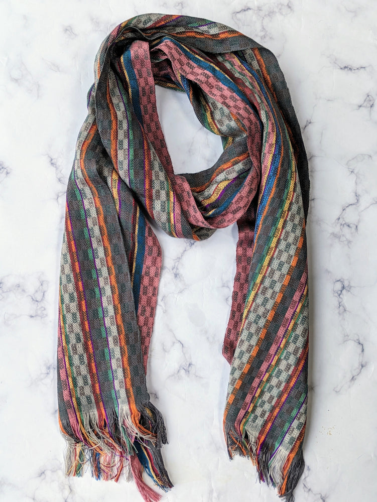 ROSIE SILK & LINEN SCARF