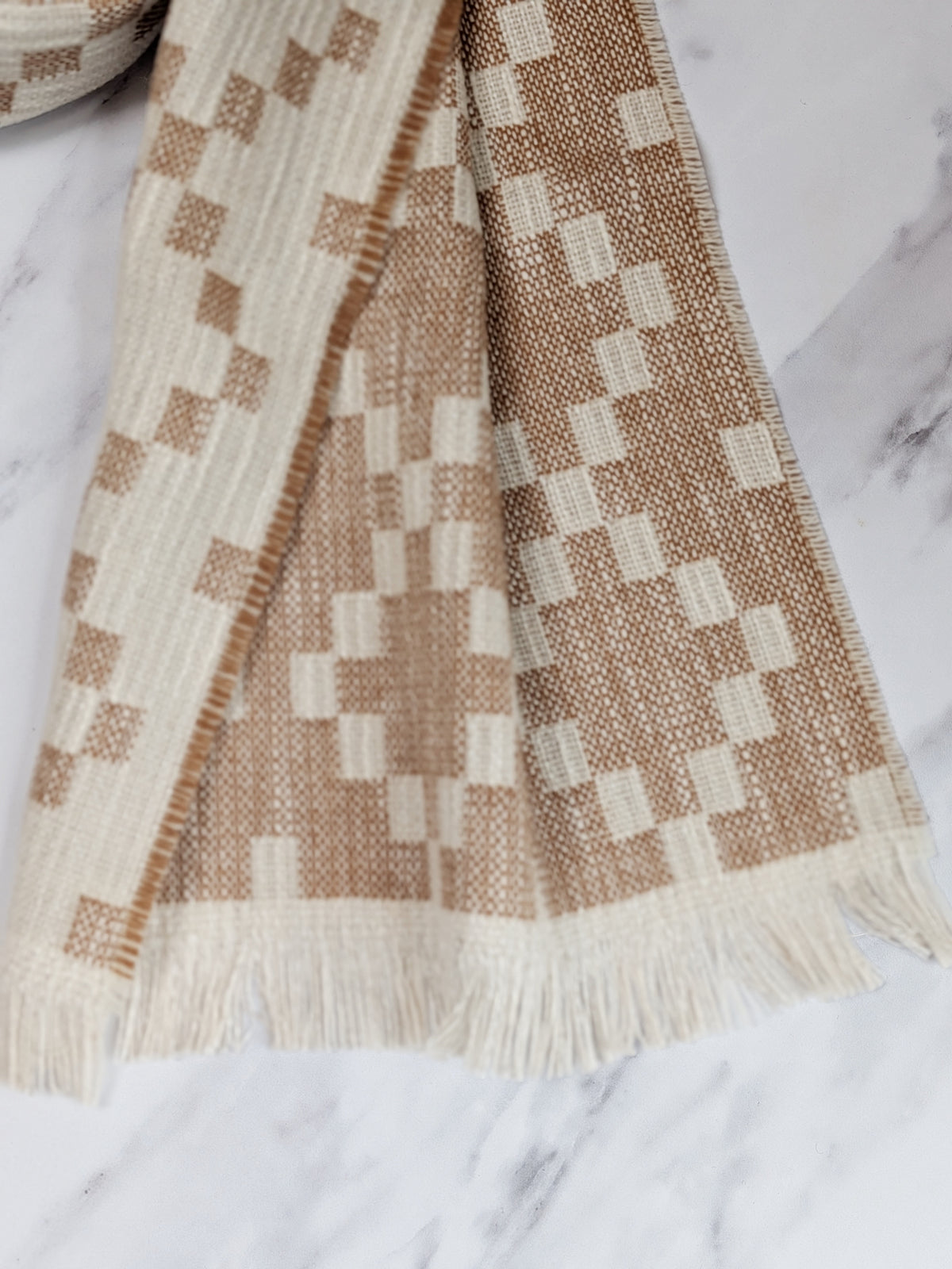 MABLI DOUBLECLOTH SCARF IN CINNAMON