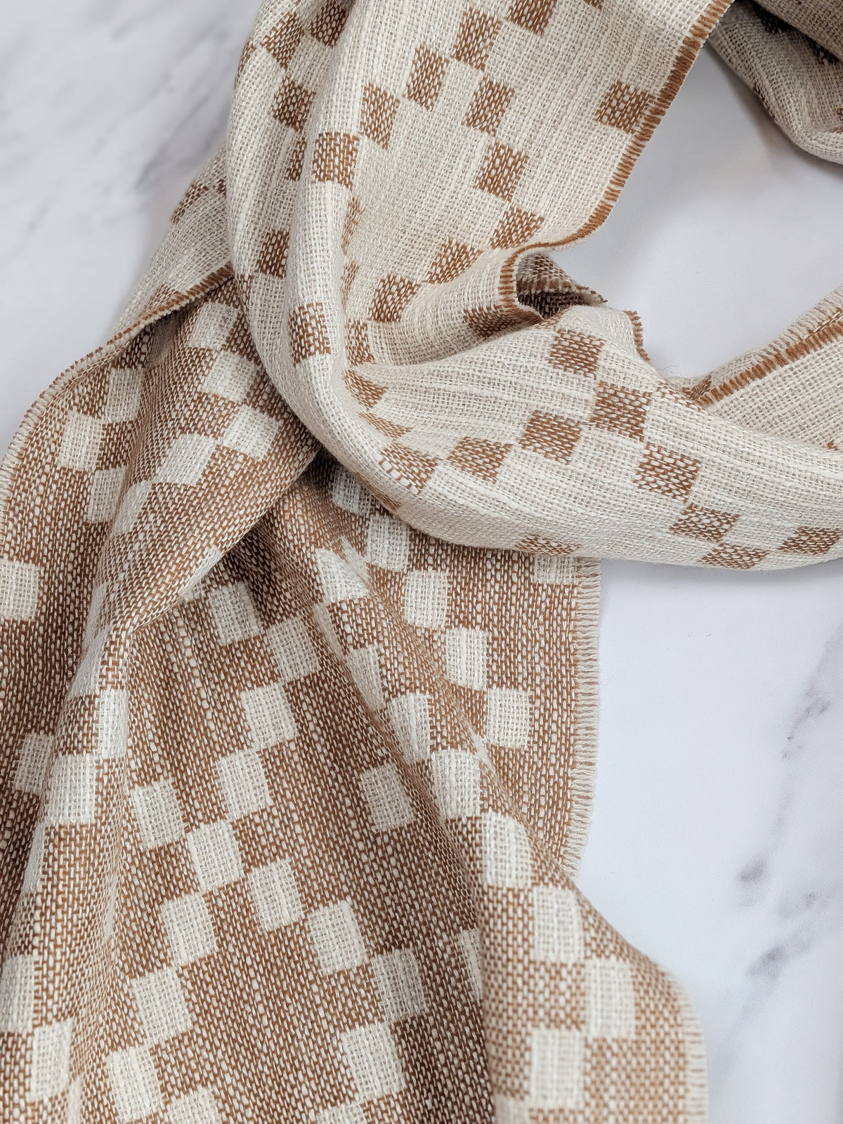 MABLI DOUBLECLOTH SCARF IN CINNAMON