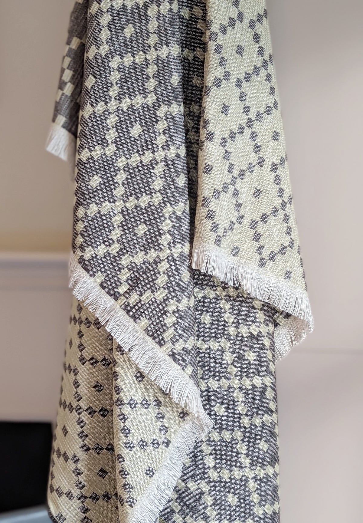 MABLI DOUBLECLOTH BLANKET IN CITRUS & CONKER