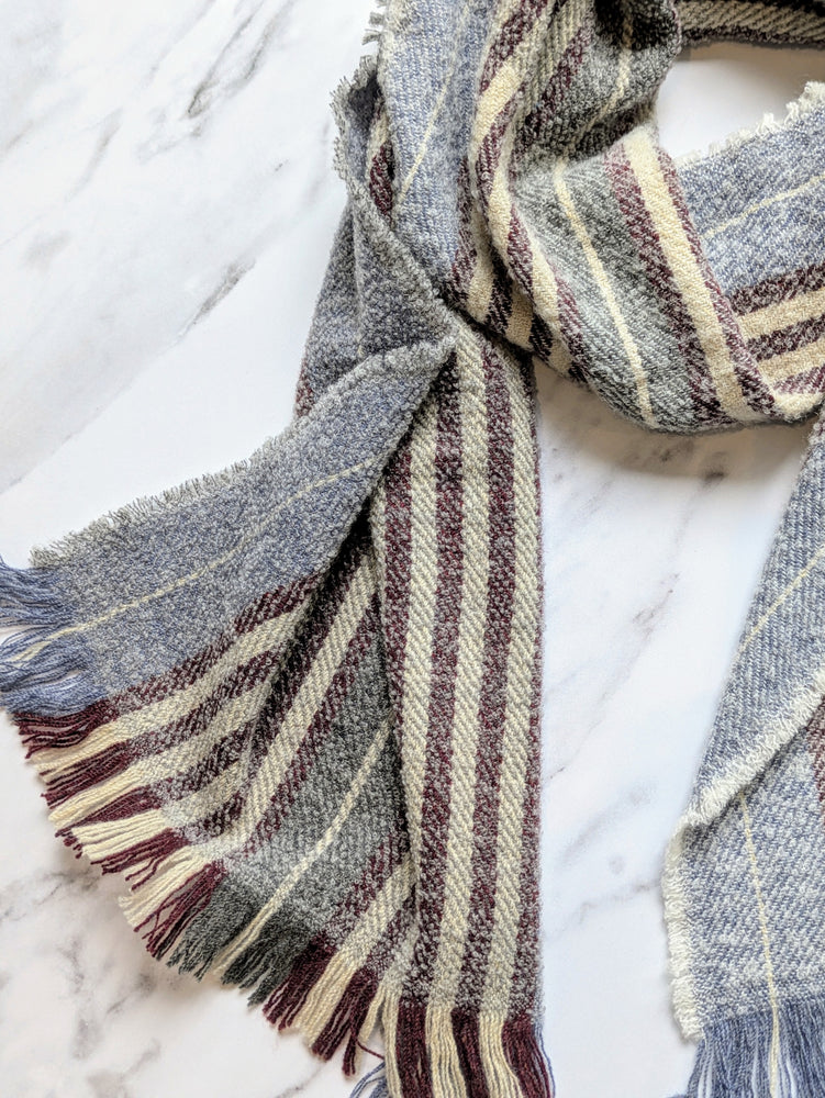 ISLAY LAMBSWOOL, BOUCLE & CASHMERE SCARF