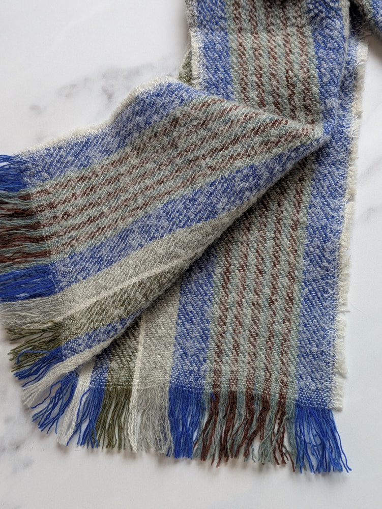IRIS LAMBSWOOL, BOUCLE & CASHMERE SCARF