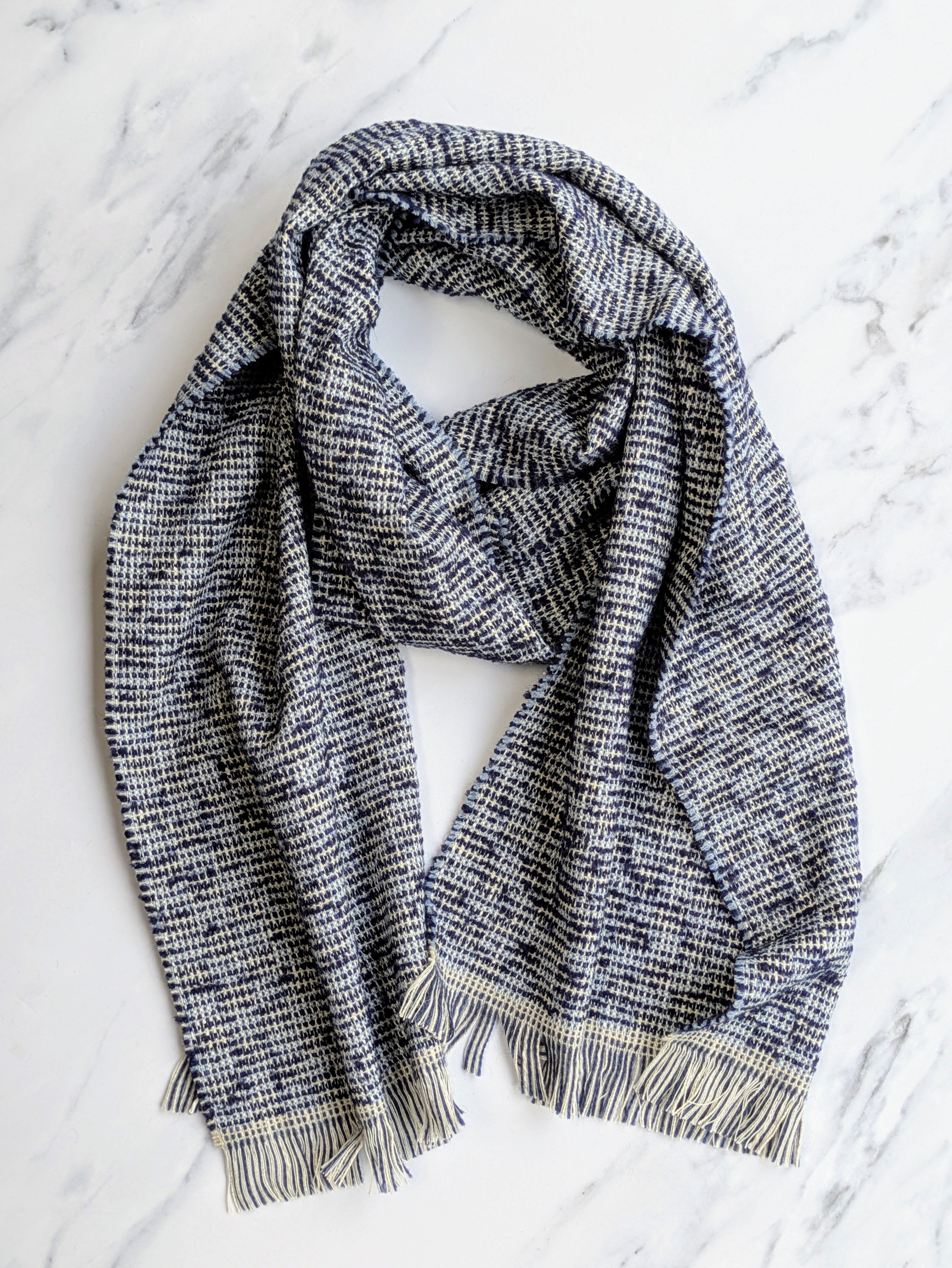 MIDNIGHT BOUCLE SCARF
