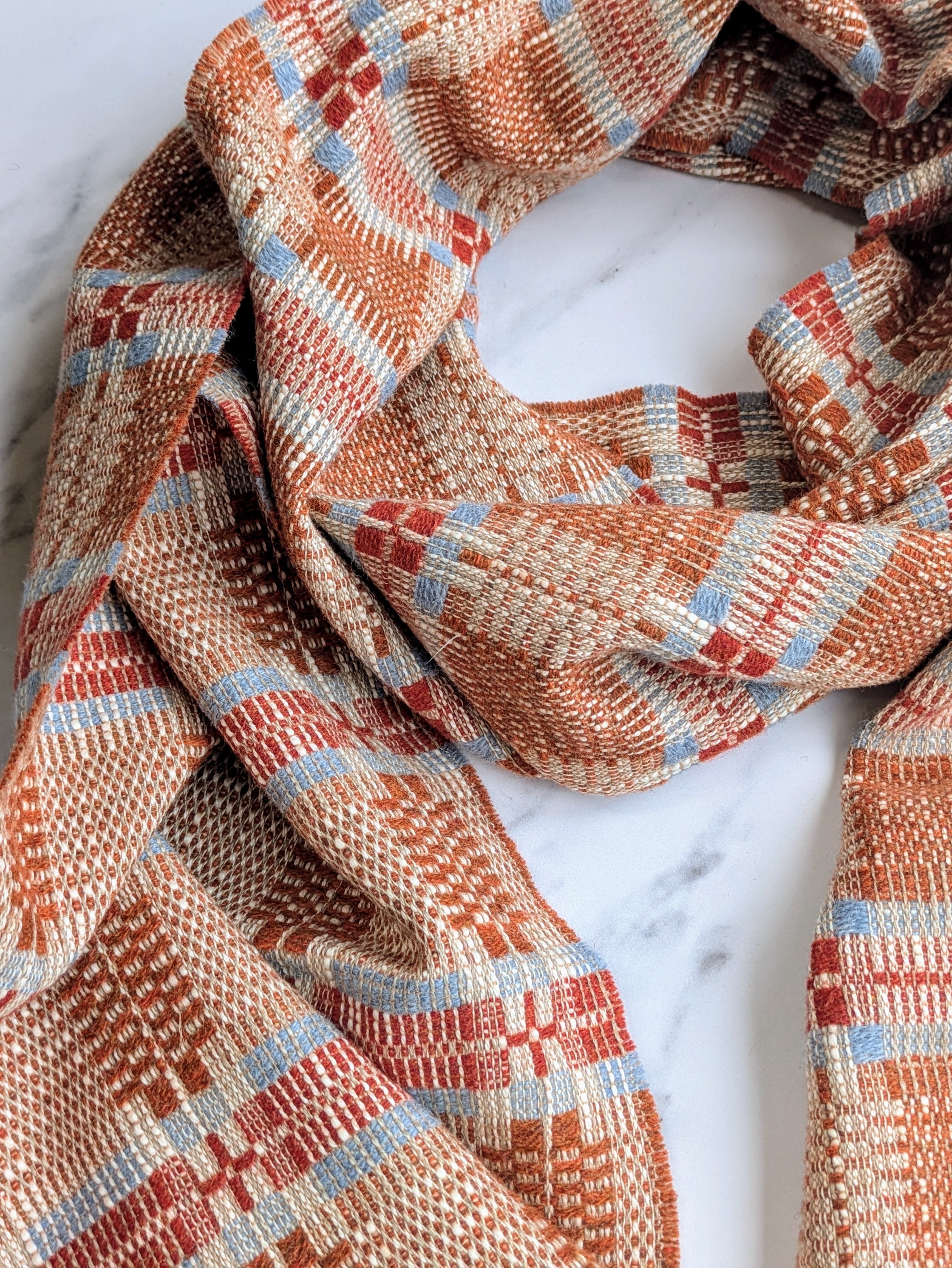 AMBER OVERSHOT SCARF