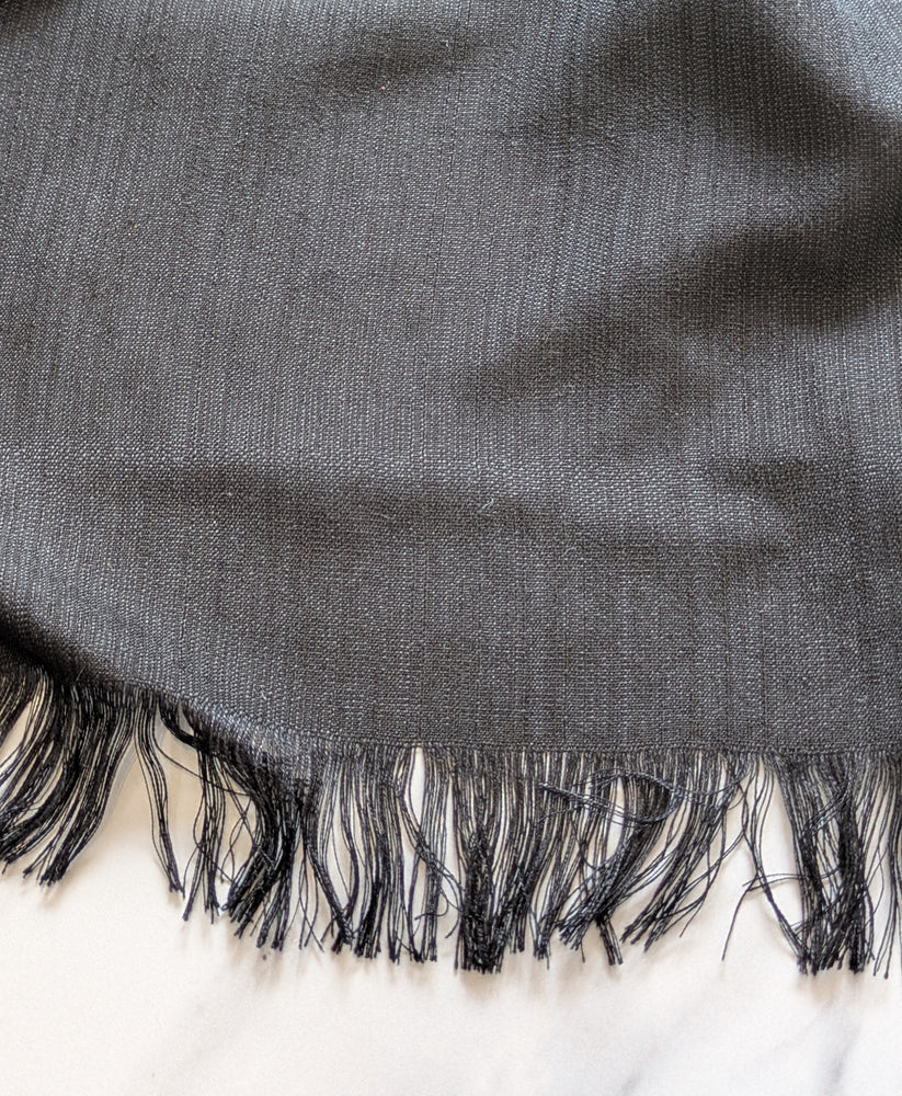 NOIR SILK SCARF