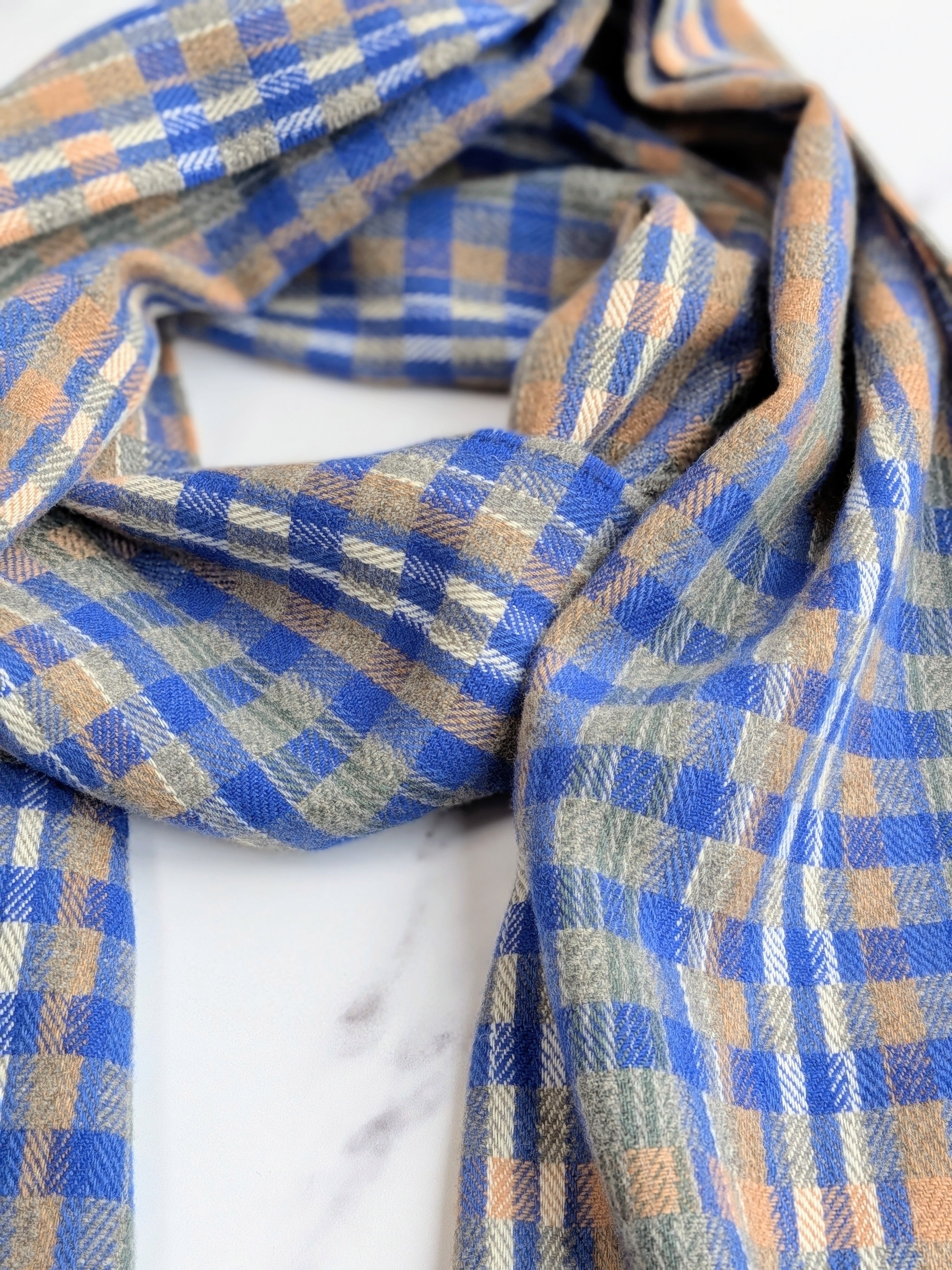 RANNOCH BLOCK LAMBSWOOL & CASHMERE SCARF