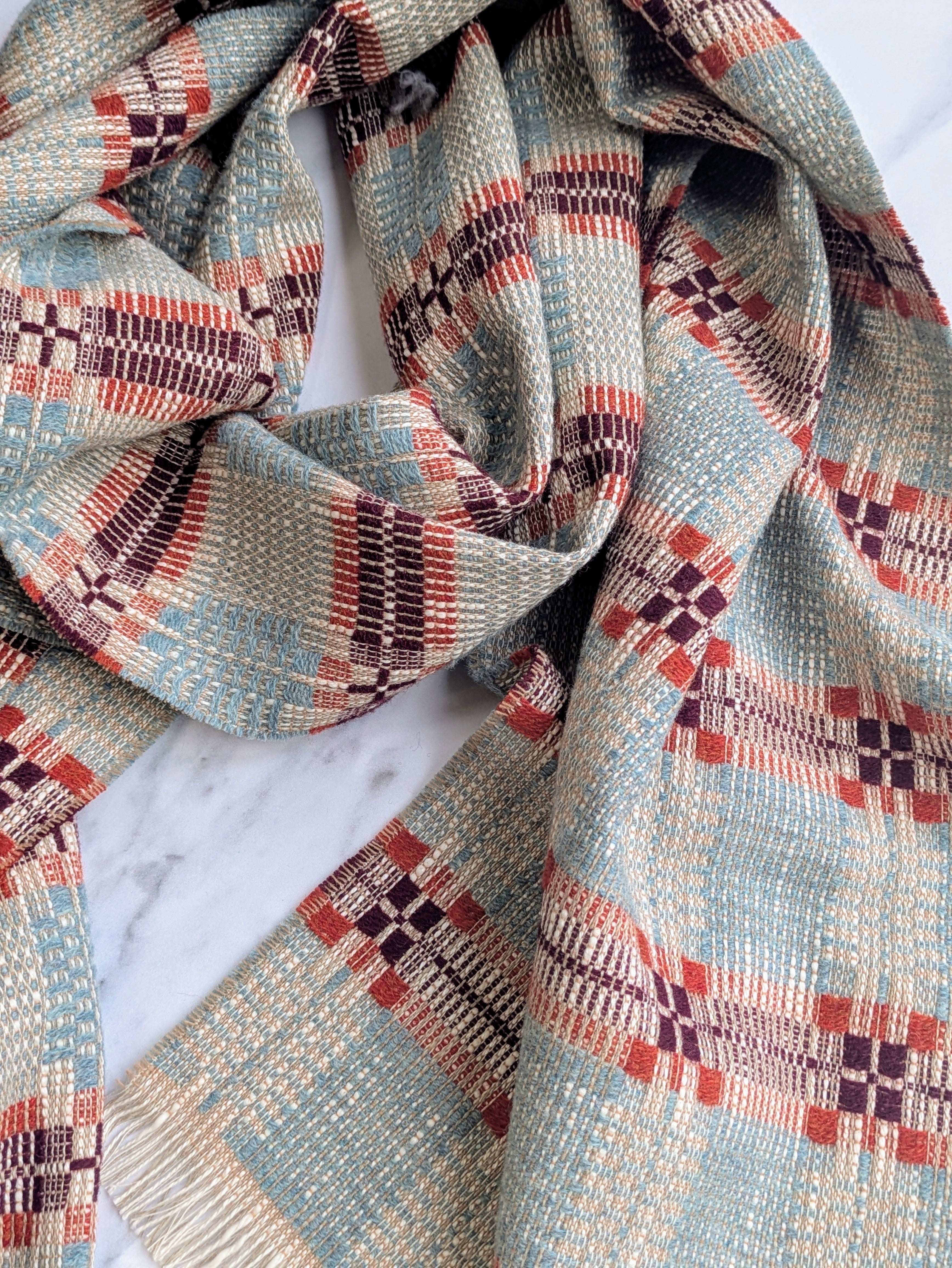 TOPAZ OVERSHOT SCARF