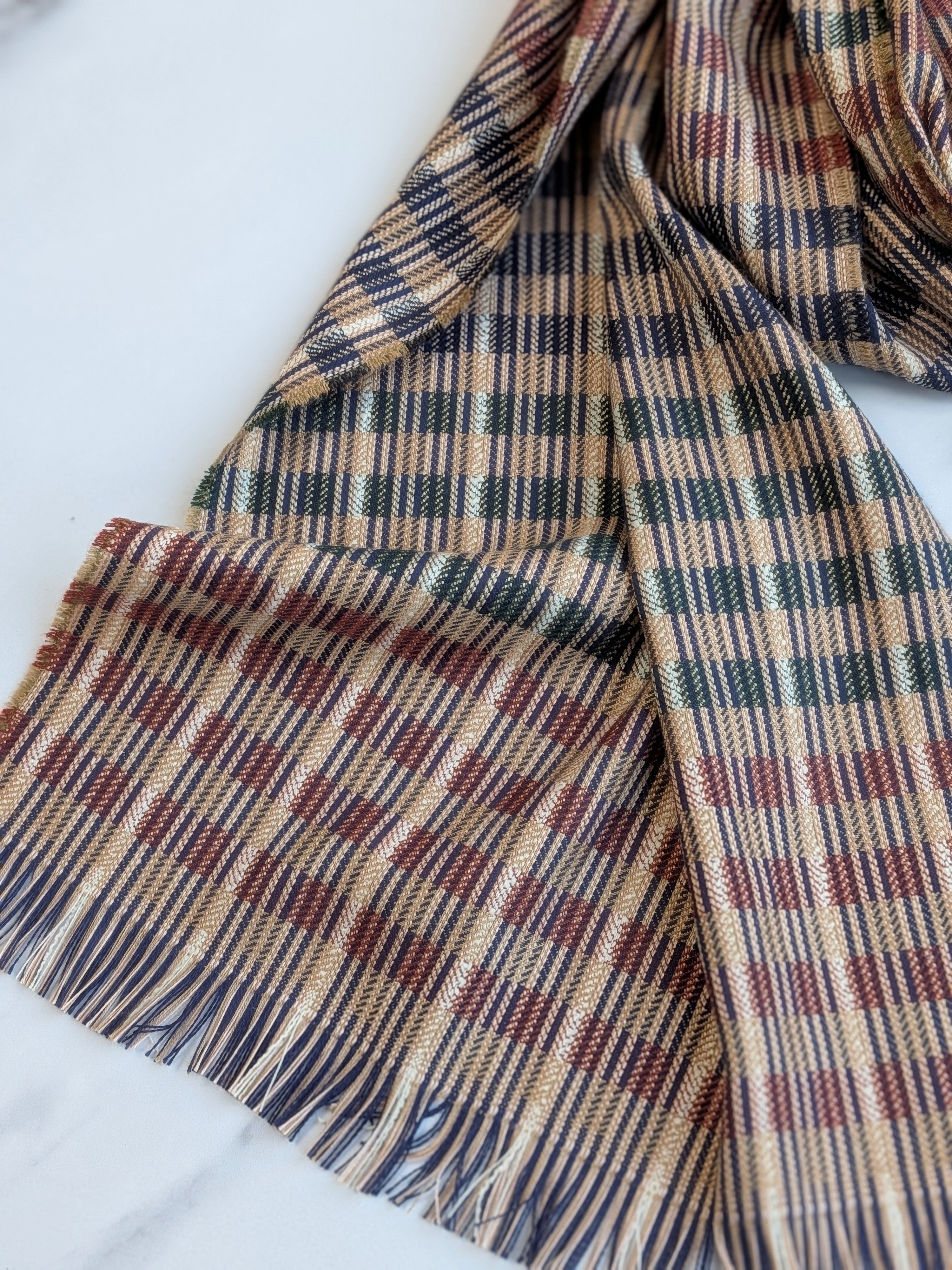 ROYA SILK, COTTON & CASHMERE SCARF