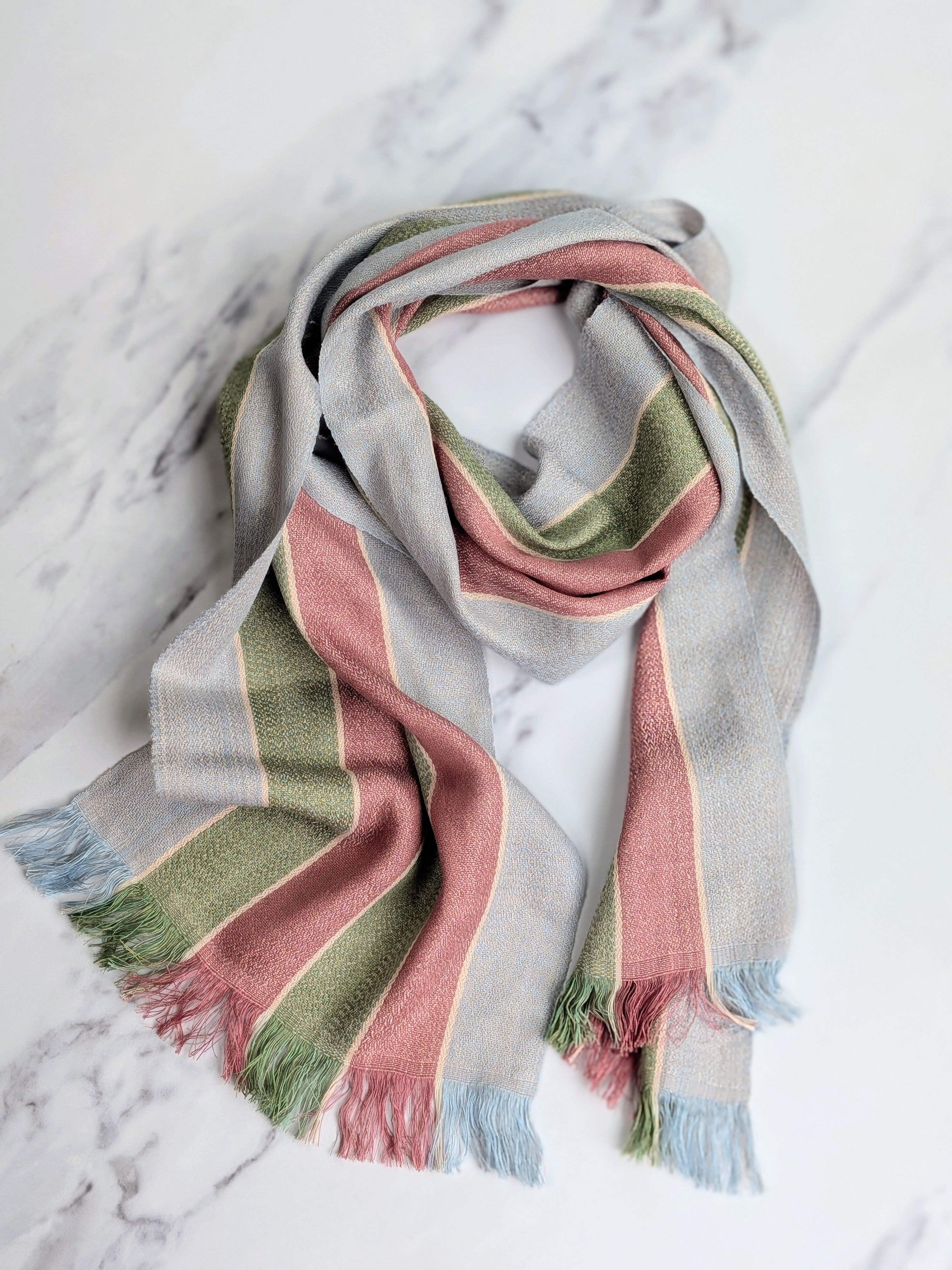 LILLY SILK & LINEN SCARF