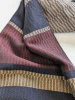 MIDNIGHT SILK & COTTON SCARF