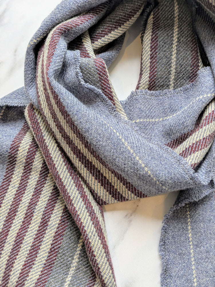 ISLAY STRIPE MERINO LAMBSWOOL & CASHMERE SCARF