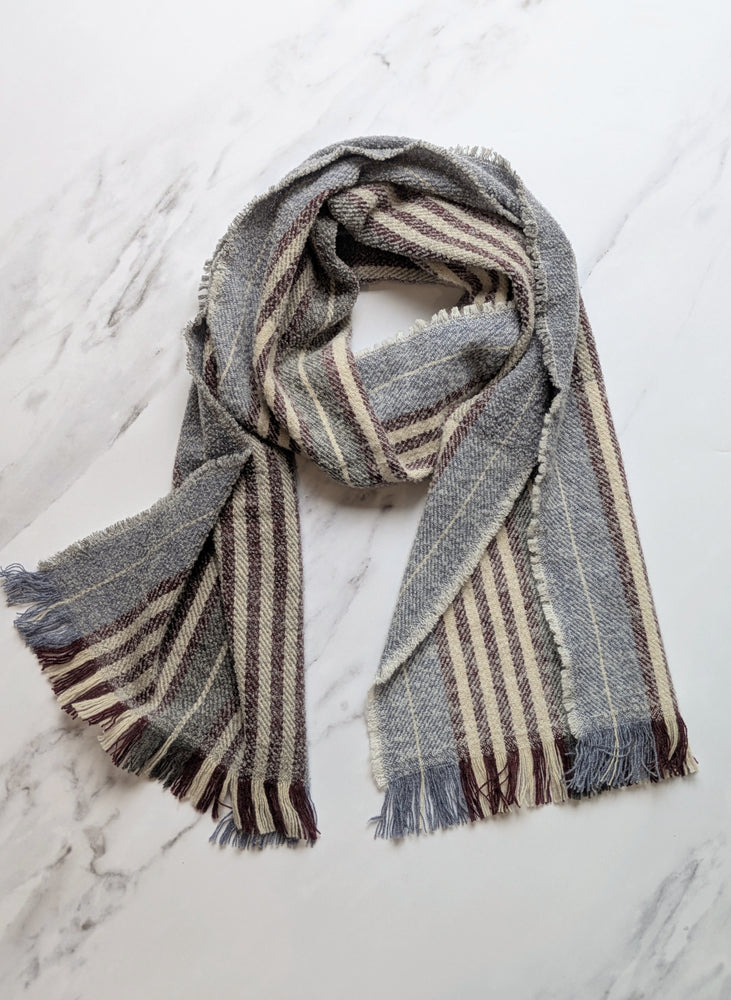 ISLAY LAMBSWOOL, BOUCLE & CASHMERE SCARF