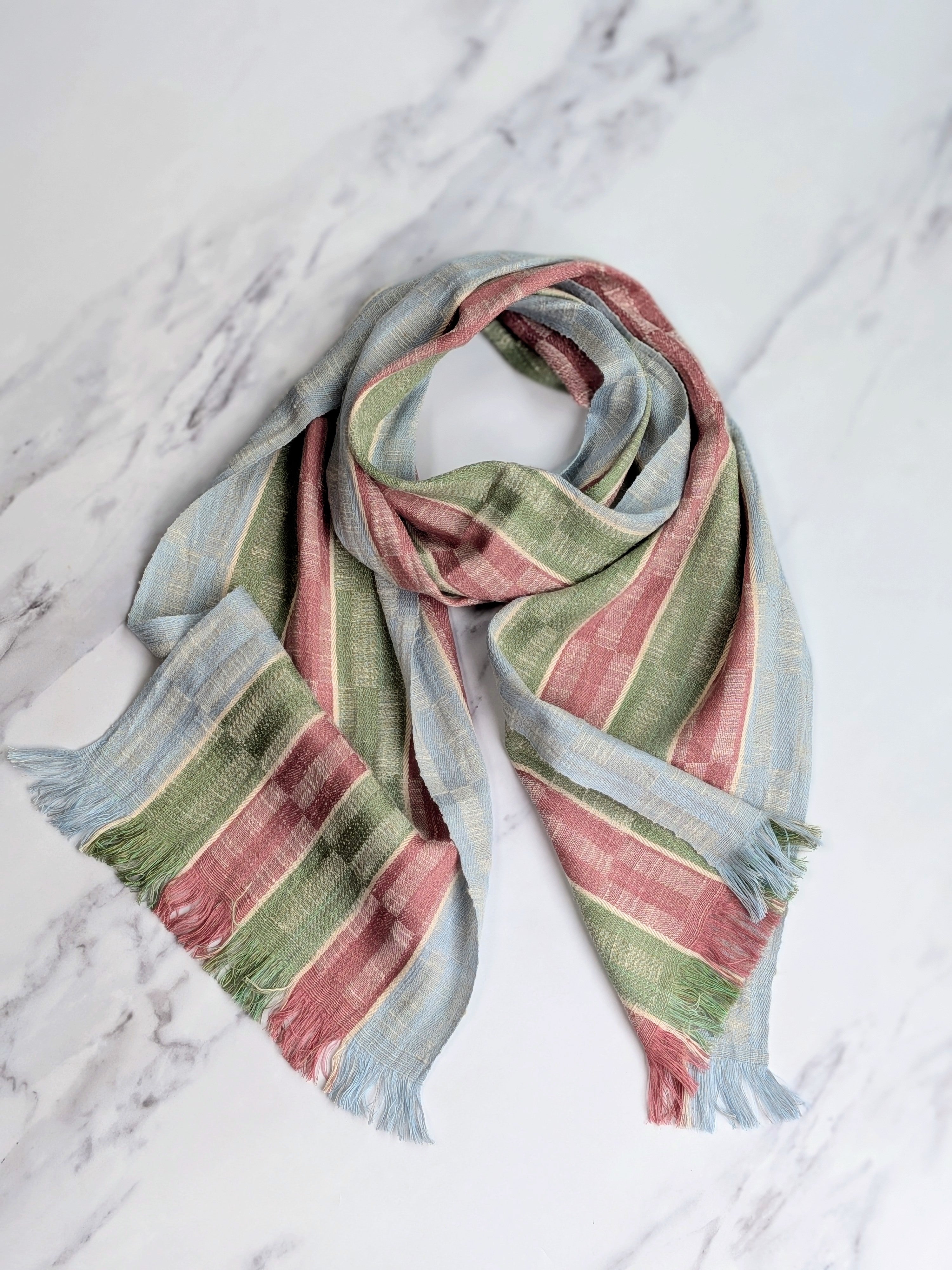 LUCY LINEN & COTTON SLUB SCARF