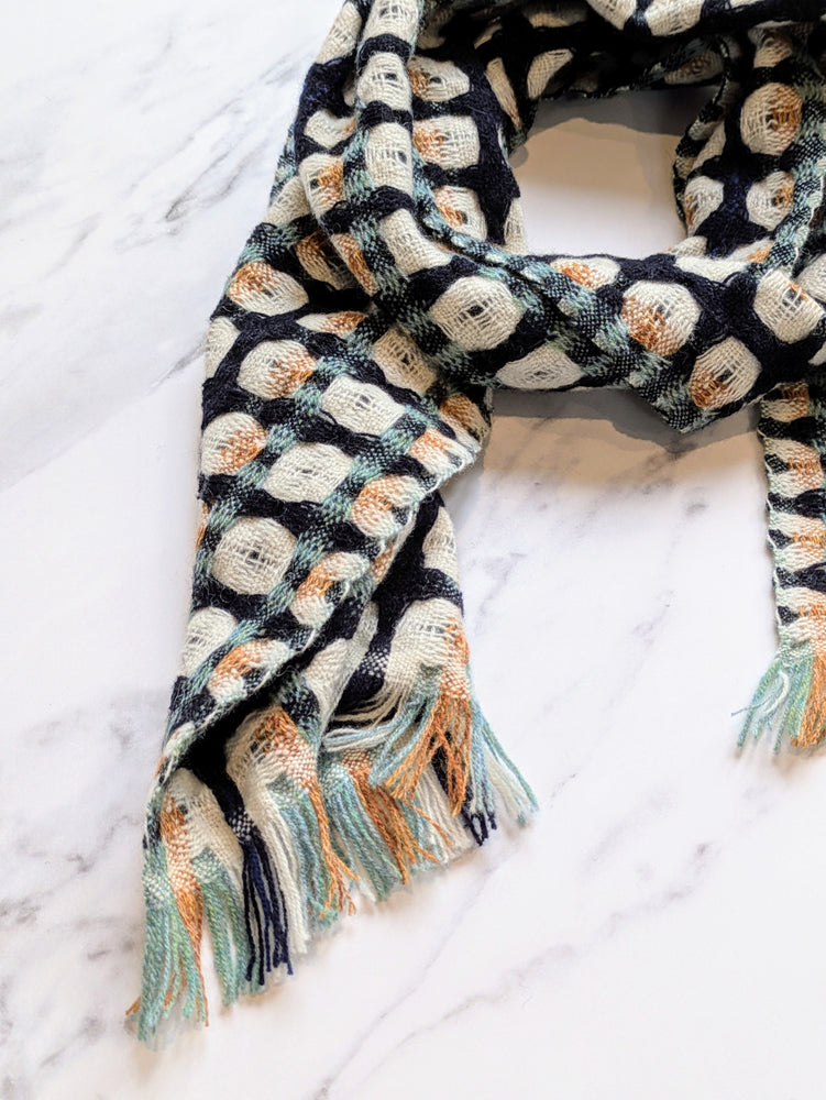 IRIS DOUBLECLOTH SCARF