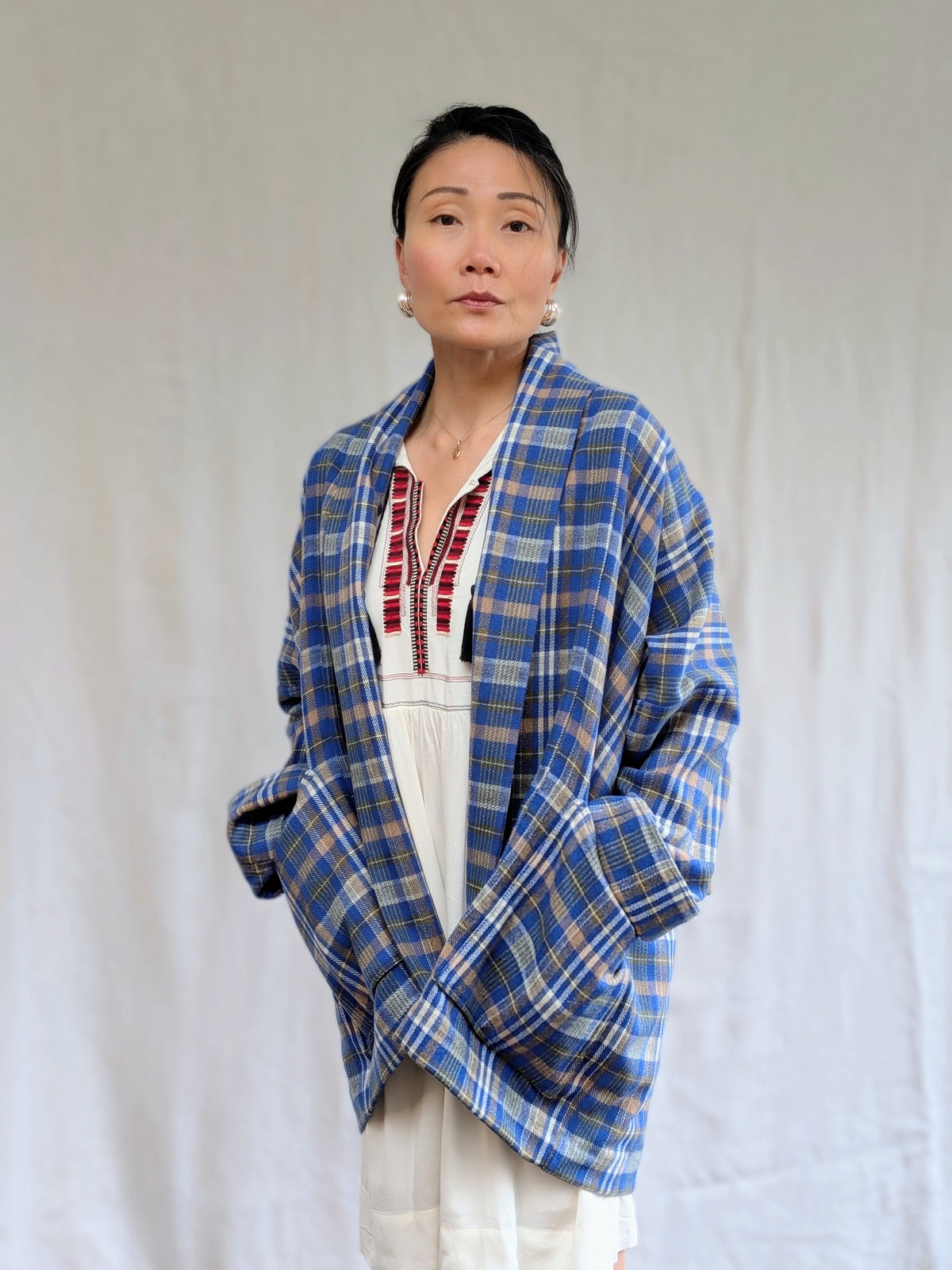 NAYA LAMBSWOOL KIMONO JACKET
